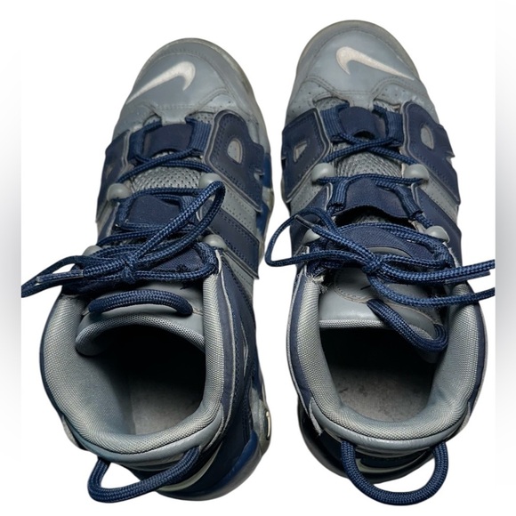 Nike Air More Uptempo Georgetown Hoyas Blue and Gray Sneakers.Size 7.5. - Picture 2 of 10